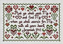 Click for more details of With All Your Heart (cross stitch) by Happiness is Heart Made