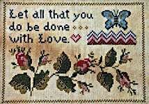 Click for more details of With Love (cross stitch) by Lila's Studio