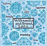 Click/tap for more details of With Needle and Thread (cross stitch) by Jan Hicks