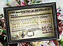 Click/tap for more details of Woman at a Pond (cross stitch) by Cross Stitch Antiques