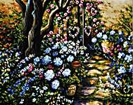 Click for more details of Wonderland Garden (cross stitch) by Letistitch