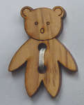 Click for more details of Wooden Teddy Buttons (beads and treasures) by Milward