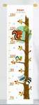 Click/tap for more details of Woodland Animals Height Chart (cross stitch) by Vervaco