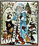Click/tap for more details of Woodland Santa (cross stitch) by Stoney Creek