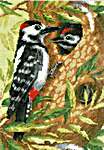 Click/tap for more details of Woodpeckers (cross stitch) by Riolis