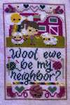 Click for more details of Wool Ewe be my Neighbor (cross stitch) by The Frosted Pumpkin Stitchery