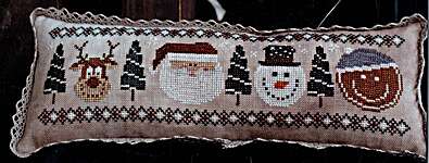Click/tap for more details of X-mas Friends (cross stitch) by Thistles