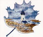 Click for more details of Yaquina Head Lighthouse (cross stitch) by Oven Company