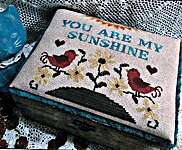 Click/tap for more details of You are my Sunshine (cross stitch) by Vintage Needlearts