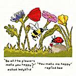 Click for more details of You Make Me Happy (cross stitch) by Bothy Threads