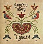 Click/tap for more details of You're Okay (cross stitch) by bendystitchy