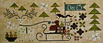 Click for more details of Yuletide Delivery (cross stitch) by Plum Street Samplers