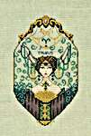 Click for more details of Zodiac Girls - Taurus (cross stitch) by Nora Corbett