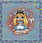 Click for more details of Zodiacal Princess 2 - Aries (cross stitch) by Les Petites Croix de Lucie