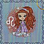 Click for more details of Zodiacal Princess 7 - Leo (cross stitch) by Les Petites Croix de Lucie