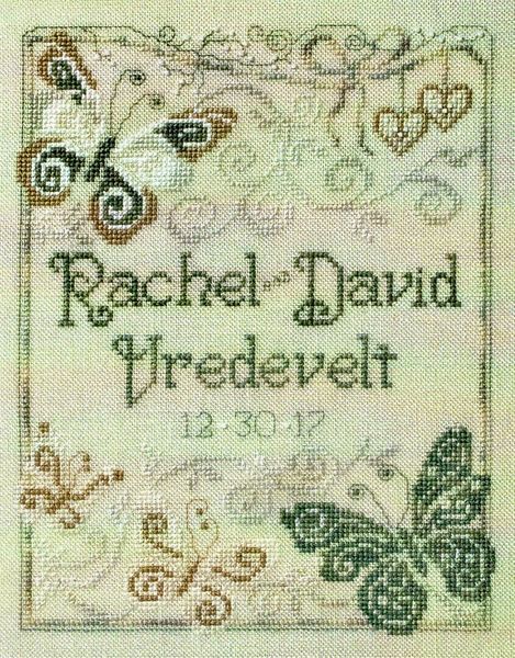 Butterflies Wedding Sampler