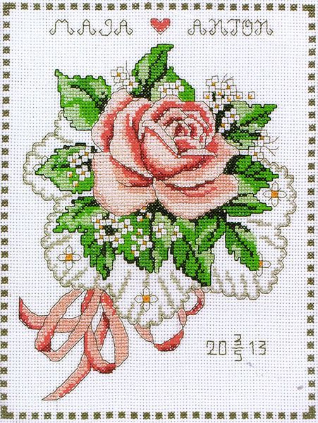 Rose Bouquet Wedding Sampler