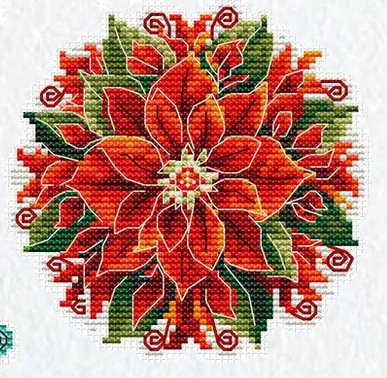 Christmas Decorations - Tree, Stocking and Flowers (view 5)