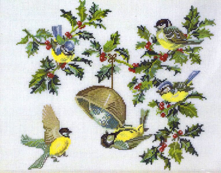 Birds and Holly