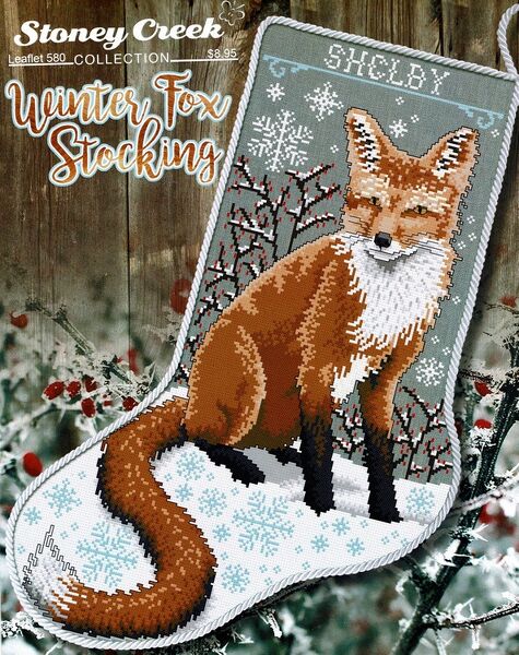 Winter Fox Stocking