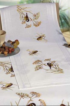 Birds and Grasses Table Topper