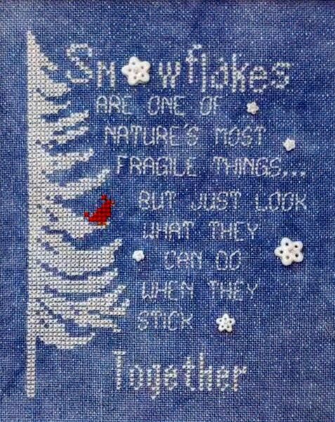Snowflakes Stick Together