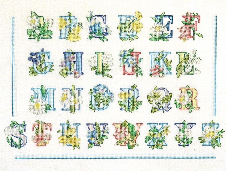 Floral Alphabet