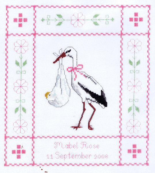 Stork Birth Sampler