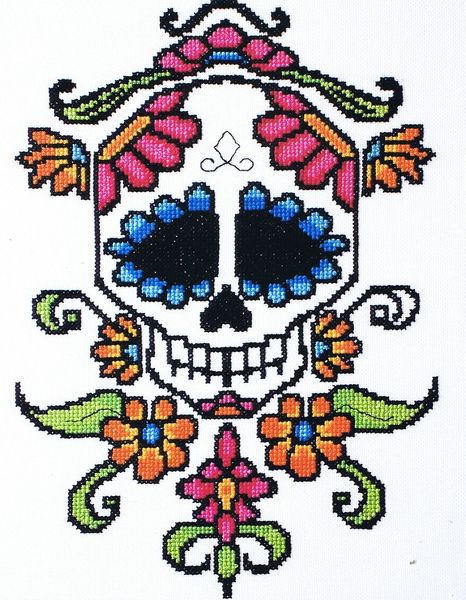 sugar skull cross stitch graph sugar skull cross stitch graph