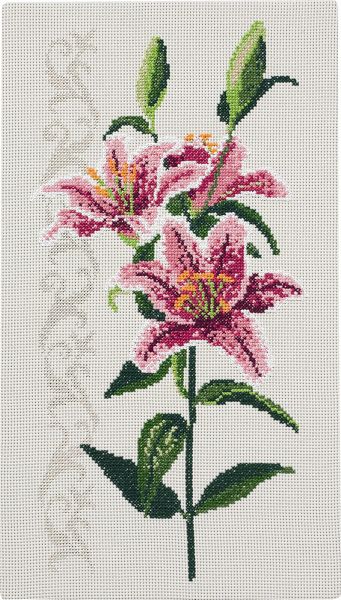 Lilies - cross stitch kit by Permin of Copenhagen (variant 90-4836)