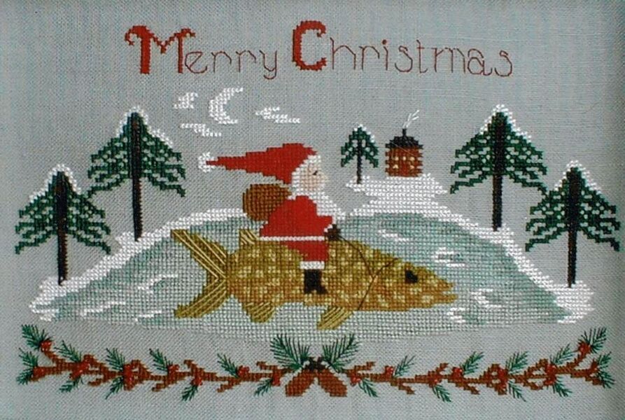 Santa at the Lake