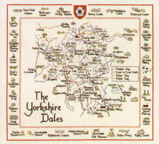 The Yorkshire Dales Map