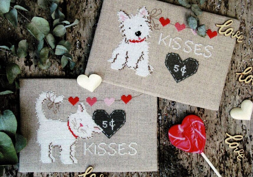 Kisses 5 Cent - Cat And Dog