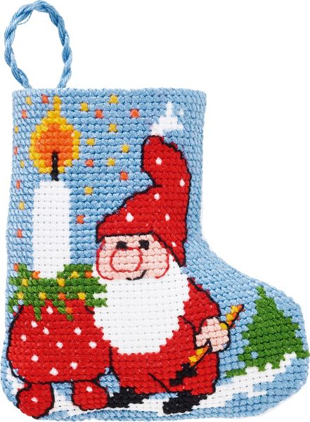 Elf with Light Mini Stocking