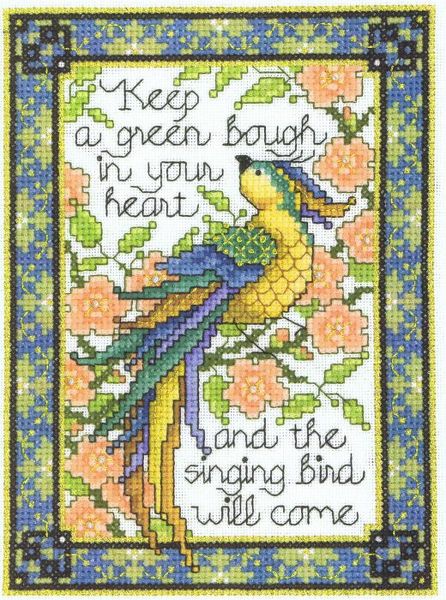 The Singing Bird - cross stitch pattern by Imaginating