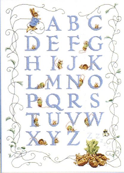 Free Beatrix Potter Cross Stitch Charts