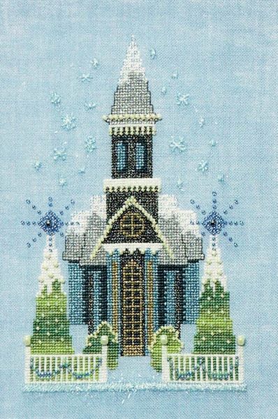 Little Snowy Blue Church