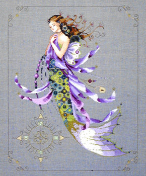 Shimmering Mermaid - cross stitch pattern by Mirabilia Designs