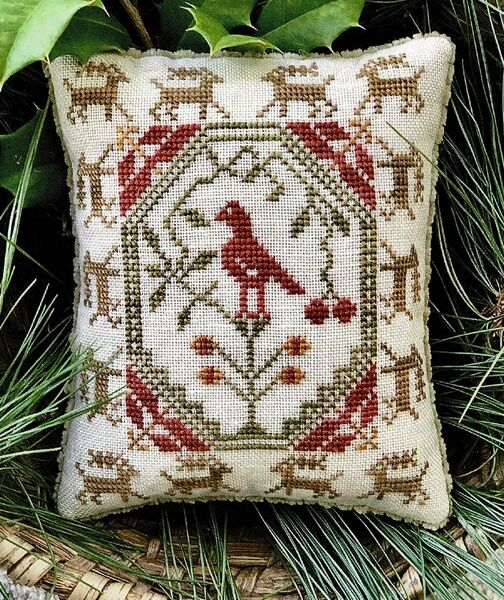 A Christmas Pin Pillow