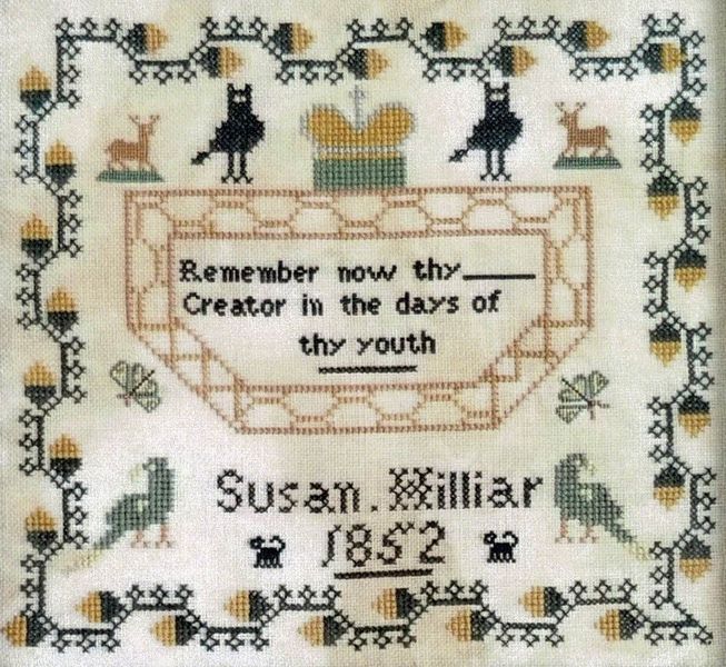 Susan Hilliar, 1852