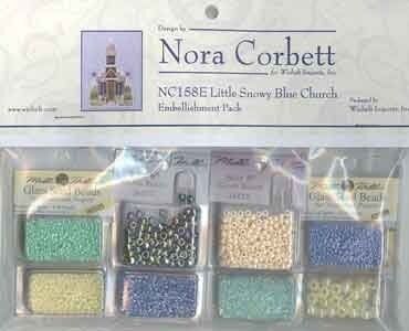 Little Snowy Blue Church Embellishment Pack
