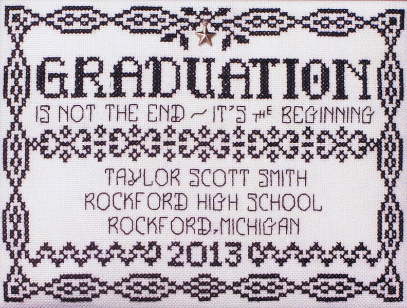 Free Graduation Cross Stitch Charts