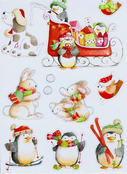 Special Delivery Glitter Stickers - Outdoor Fun