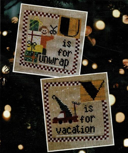 Christmas Alphabet - U/V
