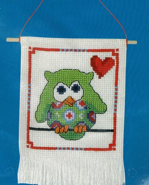 Green Owl Hanging
