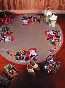 Santa's Elves Christmas Tree Skirt