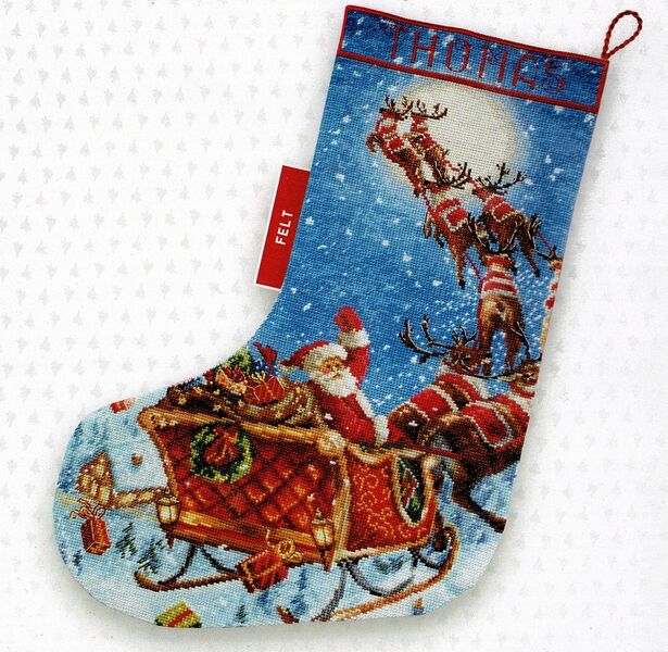 Cross Stitch Christmas Stocking