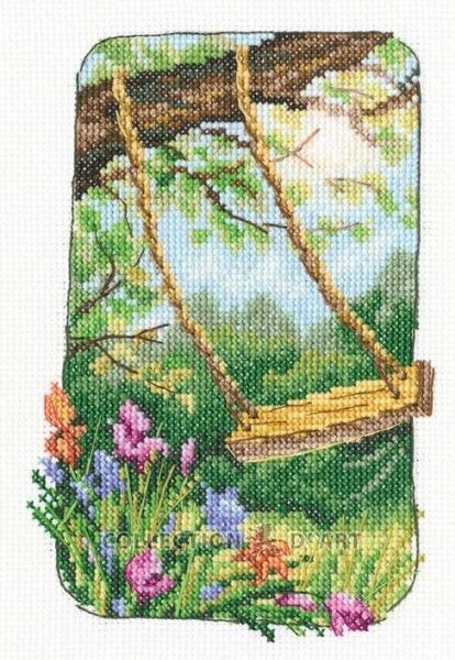 Grandmother's Old Garden - Swing