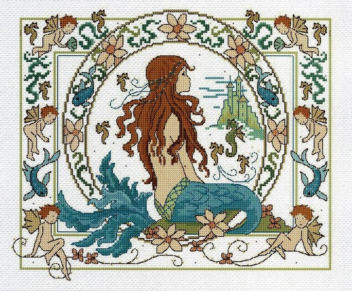 Mermaid Cross Stitch Charts