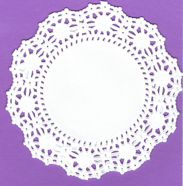 4 Inch Round White Doilies